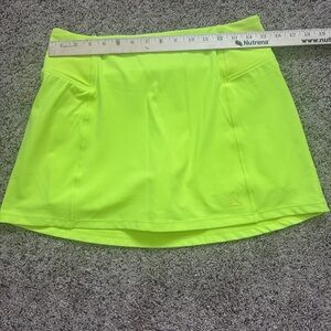 Bright Yellow Athletic Skort